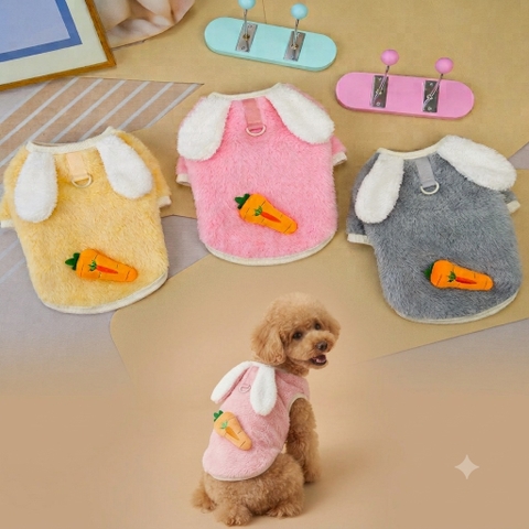 Áo tai thỏ cà rốt 214 - Cutepets