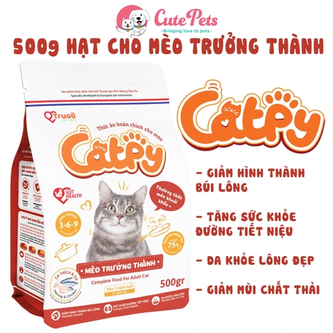 Hạt cho mèo Catpy 500g thức ăn hoàn chỉnh cho mèo - Cutepets