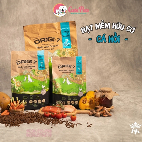 Hạt mềm hữu cơ cho chó Origi-7 1.2kg thịt thật - Cutepets