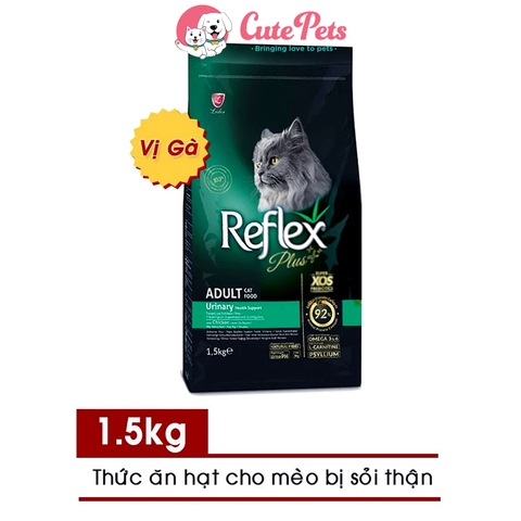 Hạt Mèo Reflex Plus Adult Urinary - Sỏi Thận,Tiết Niệu - Cutepets
