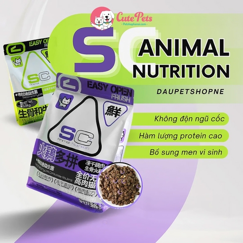 Hạt mèo SC Mix Viên thịt sấy