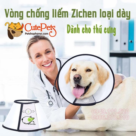 Vòng chống liếm Zichen loại dày dành cho thú cưng - CutePets