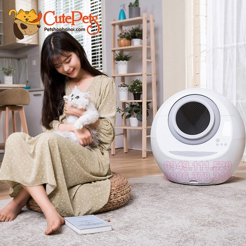 Nhà vệ sinh tự động MEET Automatic cat toilet - Máy Vệ sinh cho mèo - CutePets