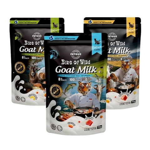 Pate mèo Bite of Wild 70g Sữa dê - Cutepets