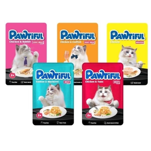 Pate cho mèo PAWTIFJL 70g - Cutepets