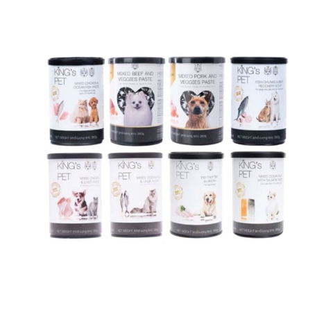 Pate cho chó mèo King Pet lon 380g - Cutepets