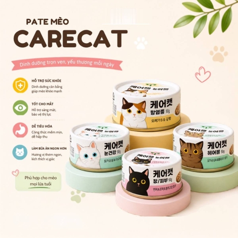 Pate care cat cho mèo 90g - Cutepets