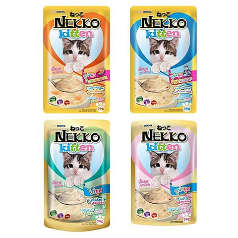 Pate cho mèo con Nekko Kitten 70g - Cutepets