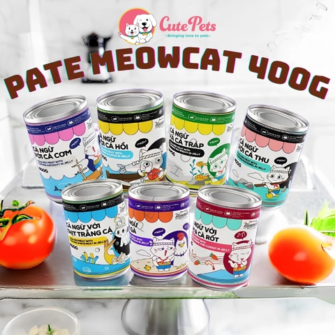 Pate Mèo MeowCat lon 400g - Cutepets