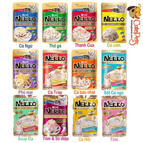 Pate Nekko 70g Dành cho mèo trưởng thành trên 6 tháng - Cutepets