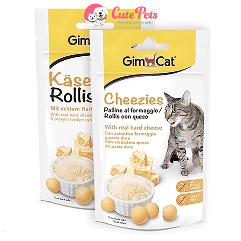 Phô mai Tăng nọng mèo Gimcat Kase Rollis 40g - Cutepets