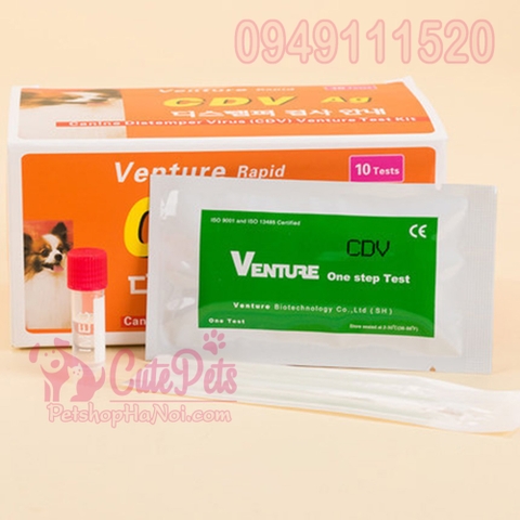 Que test Care CDV dành cho chó - Test bệnh care