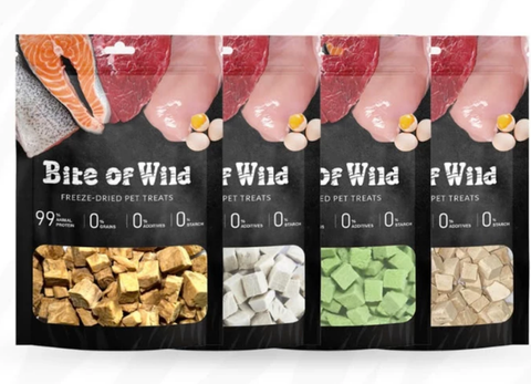 Thịt sấy khô cho chó mèo Bite of Wild 40g