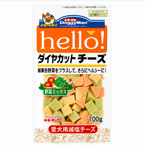 Phô mai viên bổ sung rau củ Doggy Man 100g - Cutepets