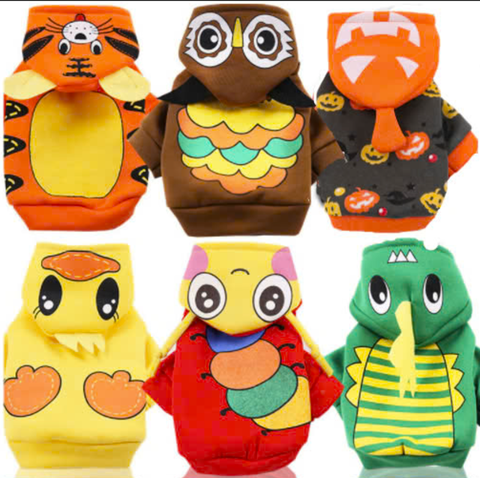Áo nỉ 2 chân - Mũ hình thú 213 - Cutepets