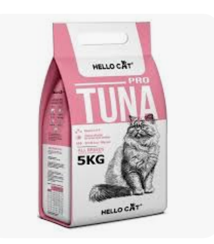 Hạt mèo HelloCat CÁ NGỪ (bao hồng)