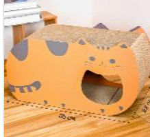 Bàn cào móng hình mèo 65x22x35cm