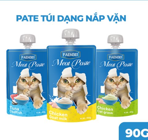 Pate nắp vặn FAENBEL Meat Paste 90g - Cutepets