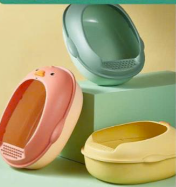 Khay vệ sinh mèo hình con vịt 46x36x21cm