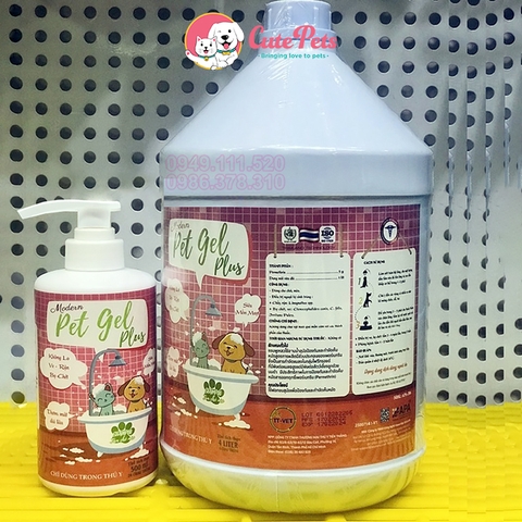 Sữa tắm trị ve rận Modern Pet Gel Plus