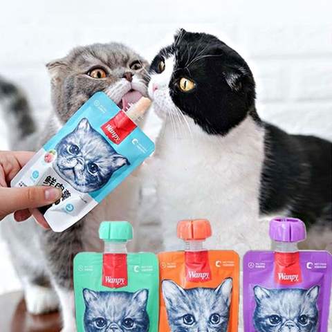 Súp thưởng cho mèo Wanpy nắp vặn 90g - Cutepets