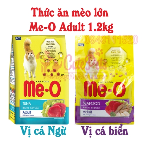 Thức Ăn Cho Mèo lớn Me-O Adult 1.2kg - Cutepets