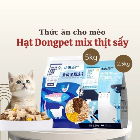 Thức ăn mèo DongPet Mix 5 toping - Cutepets