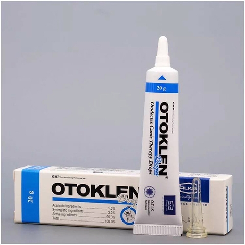 Thuốc nhỏ trị rận tai Alkin Otoklen 20g dành cho chó mèo - CutePets