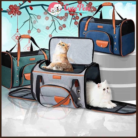 Túi vận chuyển Jean 45x28x31cm - Cutepets