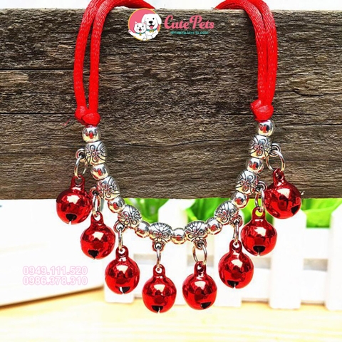 Vòng cổ nhiều chuông cho chó mèo