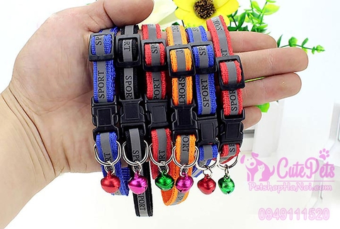 Vòng cổ phản quang 1cm- Cutepets