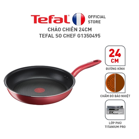 Chảo chiên Tefal So Chef 24cm - G1350495