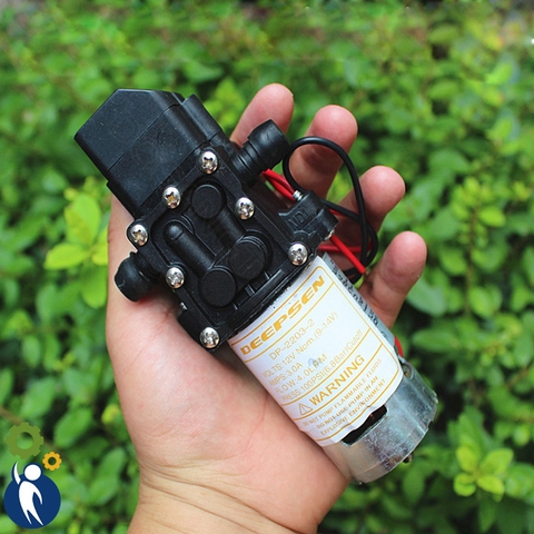 Máy Bơm Nước 12V Áp Lực Cao 30W 4 lít/phút Có Công Tắc Áp Suất Bơm Tăng Áp Sử Dụng Motor 775