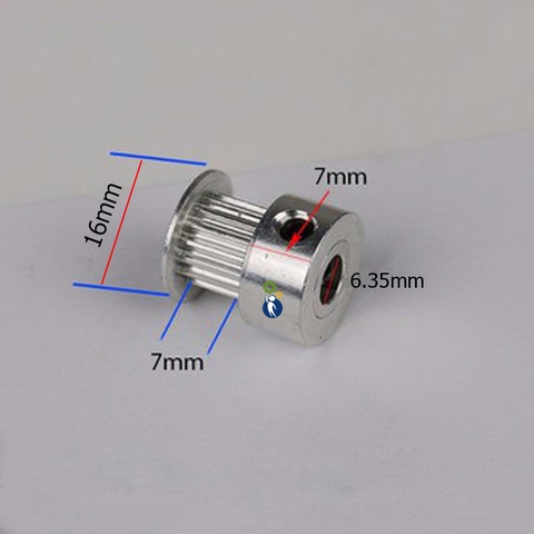 Pulley Trục 6.35mm - 20 Răng