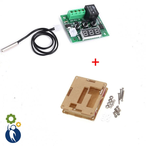 Bộ Module Điều Khiển Nhiệt Độ XH-W1209 + Vỏ Hộp Đựng Mica
