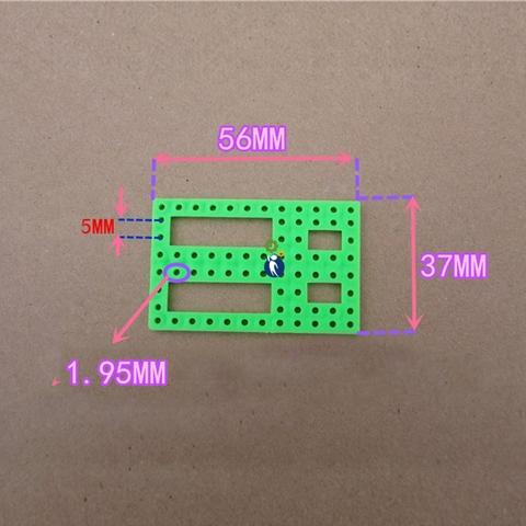 Đế Nhựa Số 3 37x56mm
