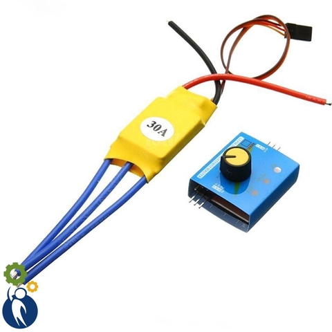 Bộ Điều Khiển Tốc Độ Động Cơ Không Chổi Than 30A 12V DC 3-Pha PWM