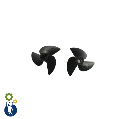 Bộ Chân Vịt 36mm 3 Cánh Trục 4mm Thuận Nghịch