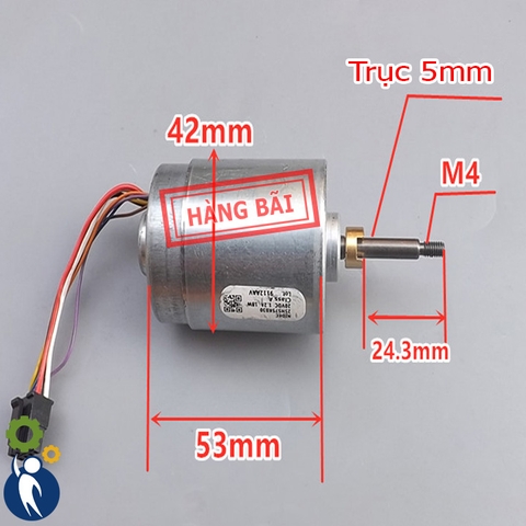 Motor Không Chổi Than 12-24V 18W 13600rpm