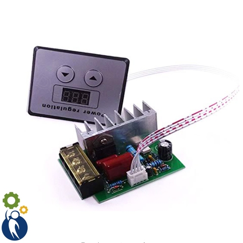 Điều tốc AC220V 4000W Nút Nhấn Và Hiển Thị Led