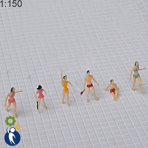 Người Mô Hình Bãi Biển 1:150