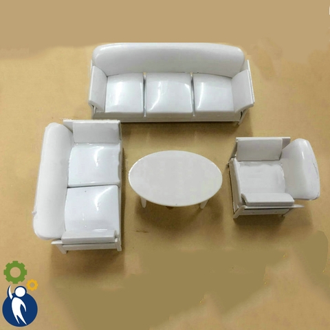 Bộ Sofa Nhựa Mẫu 2 Tỉ Lệ 1:25