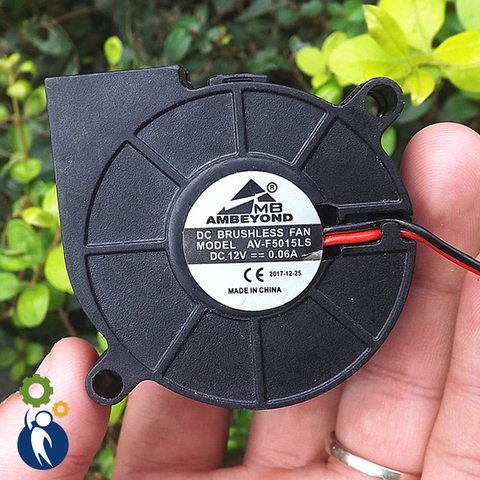 Quạt Hút Mùi Thông Gió Tản Nhiệt Mini 12V 0.06A 5.7x1.5cm Không Chổi Than