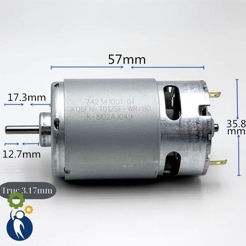 Motor 6-14.4V 26000rpm Mã 555SF-7012 Motor 12V 21000rpm