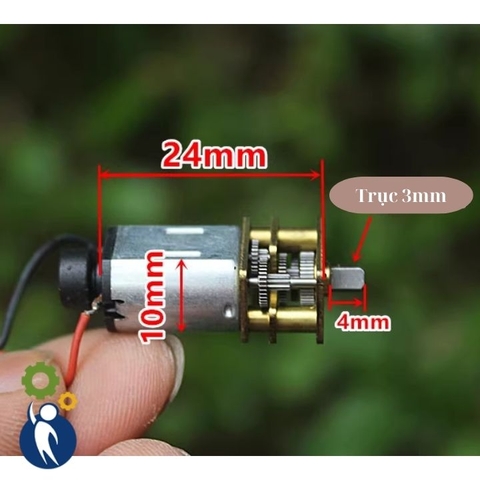 Motor Giảm Tốc 3V-6V N20 38-72rpm Motor Giảm Tốc 5V 63rpm