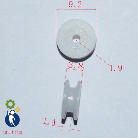 Pulley Nhựa 2mm