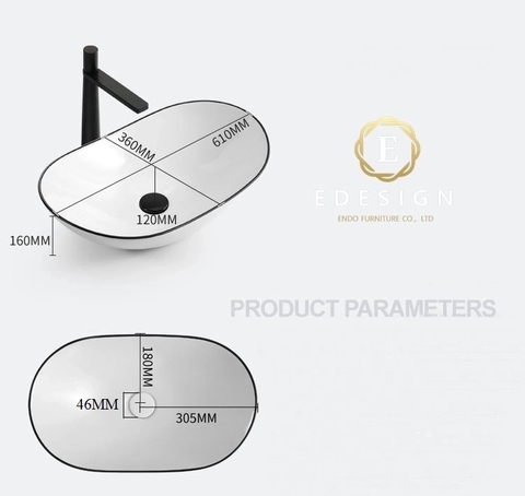 Chậu rửa mặt Glaze Lavabo