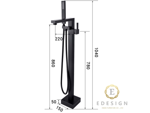 Vòi Bồn Tắm Đặt Sàn H500-3