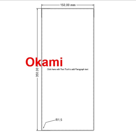 Tem nhãn 150x350x100m decal giấy