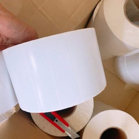 Decal in mã vạch 50x12 mm dài 100m